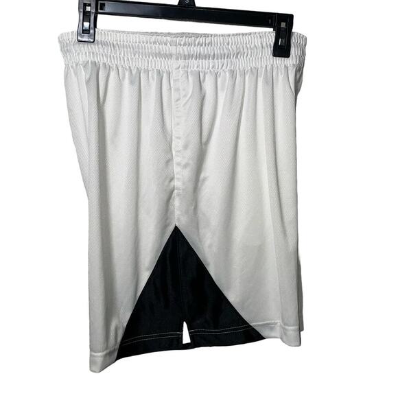 Nike White and Black Athletic Shorts - Picture 1 of 6